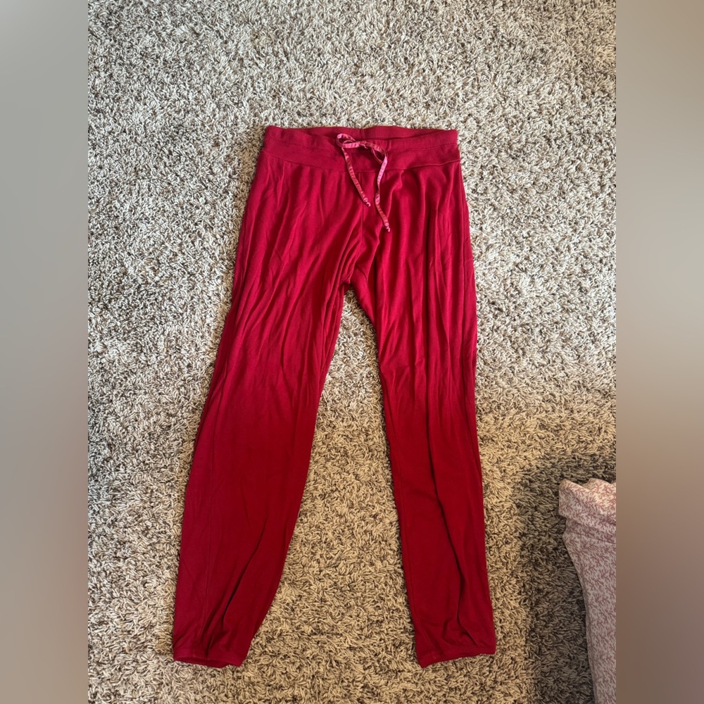 P.J. Harlow Vibrant Red Lounge Pants